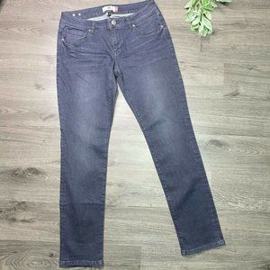 CAbi size 6 Gray Blue Slim Boyfriend Jeans